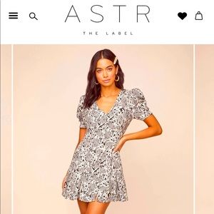 ASTR The Label Merci Puff Sleeve Dress